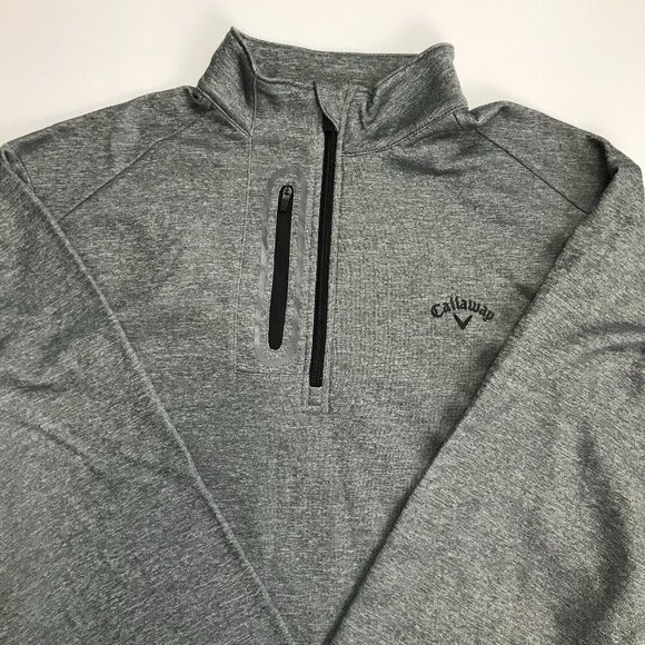 Callaway Golf Men Zip Gray XL Zip Pullover - Picture 1 of 7